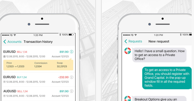 Grand Capital презентовал мобильное приложение для iPhone