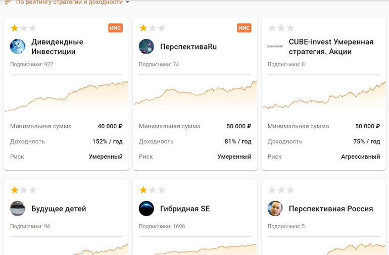 Платформа для копирования сделок