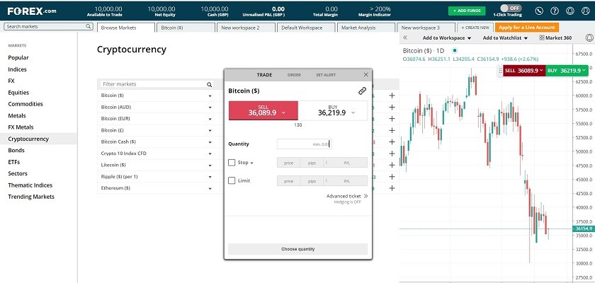 Ордера на платформе брокера