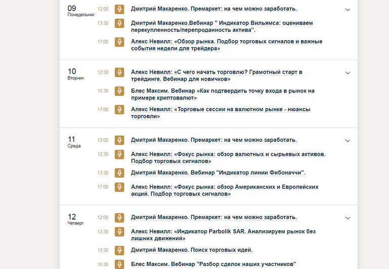 Программа обучения трейдингу