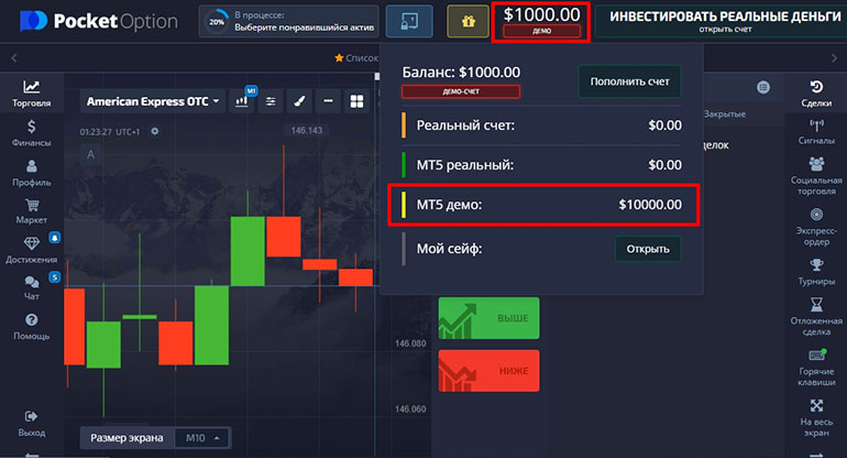 Демо Metatrader 5