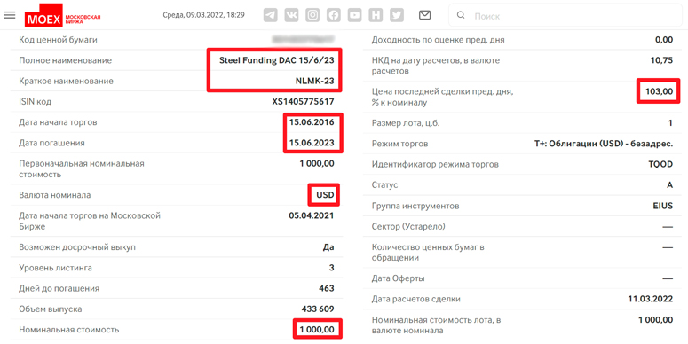 Карточка инструментов