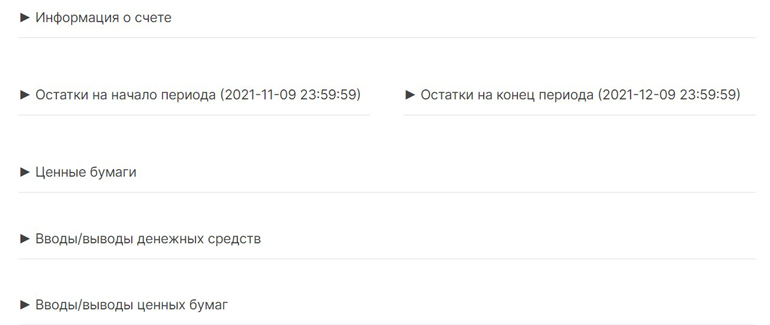 Статистика по аккаунту