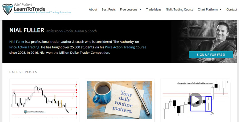 Сайт Learn to Trade
